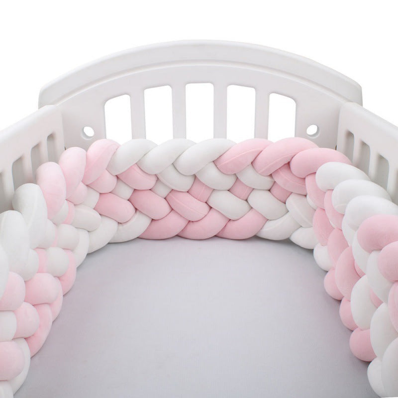 Tour de lit tressé bébé Babyhouse – Multicolore 6 Brins