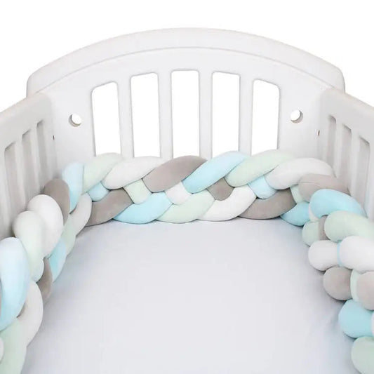 Tour de lit tressé bébé Babyhouse – Multicolore 4 Brins