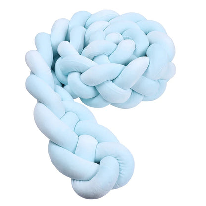 Tour de lit tressé bébé Babyhouse – Uni 4 Brins