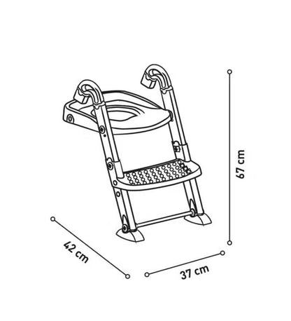 Adaptateur de toilettes pour enfant 3-en-1 Babyhouse