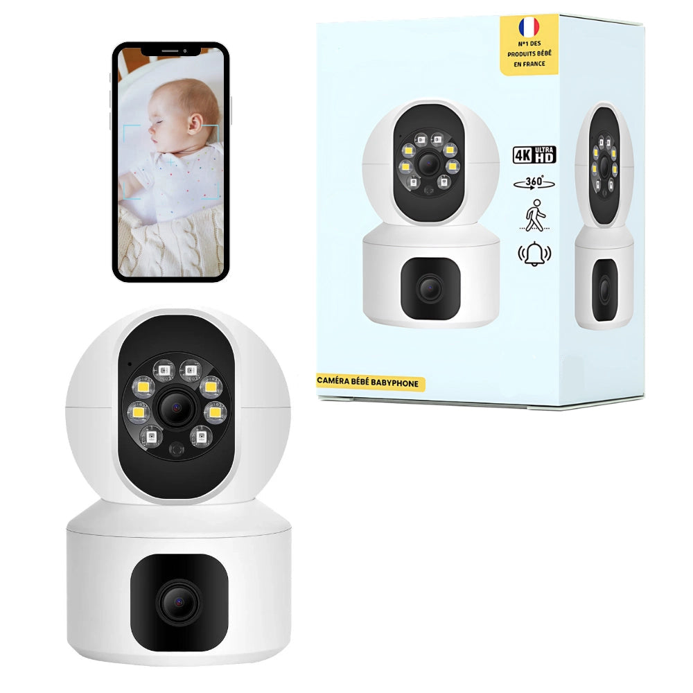 Babyphone vidéo Babyhouse 4K Pro