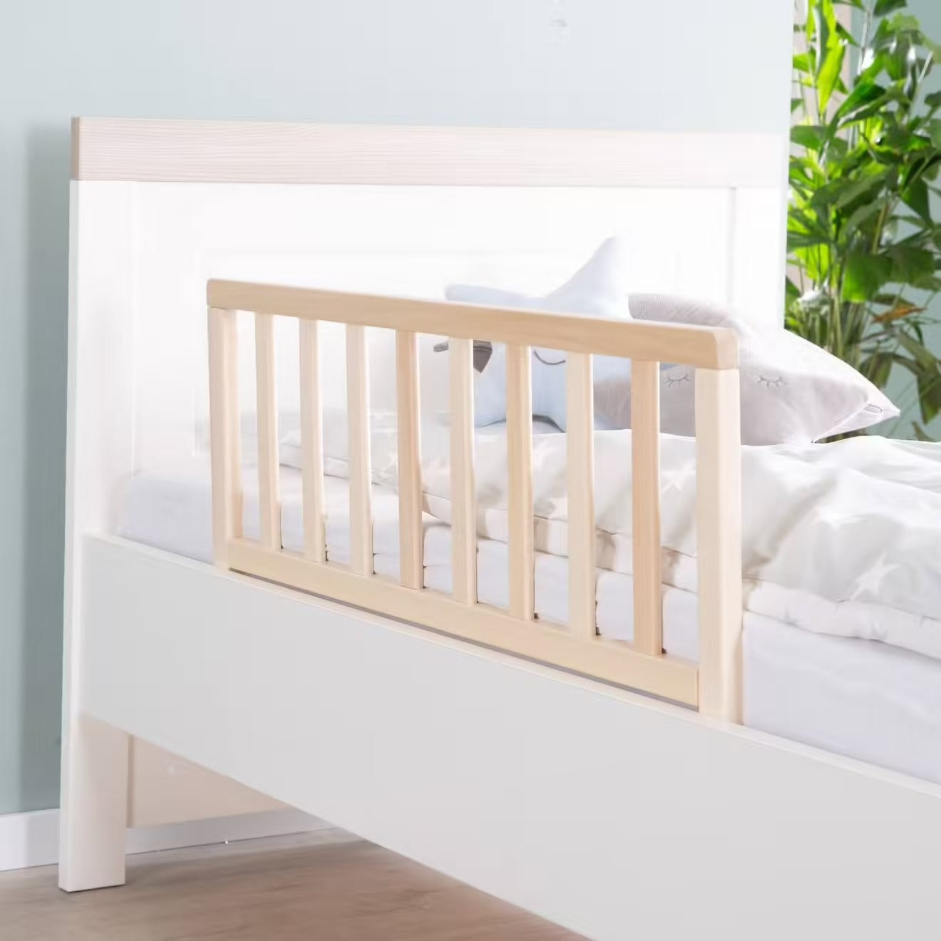 Barrière de lit en bois Babyhouse – Protection anti-chute bébé et enfants