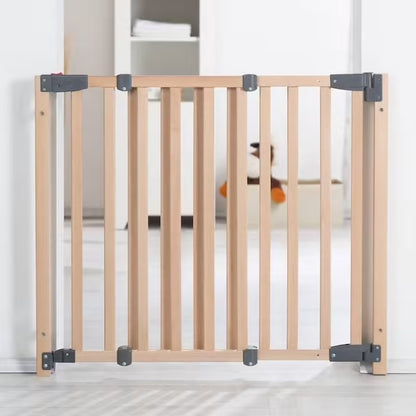Barrière de sécurité en bois massif avec portillon magnétique Babyhouse