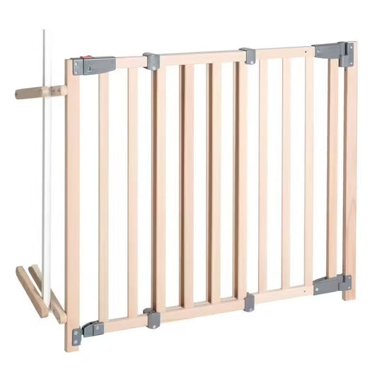 Barrière de sécurité pour escaliers en bois massif avec portillon Babyhouse
