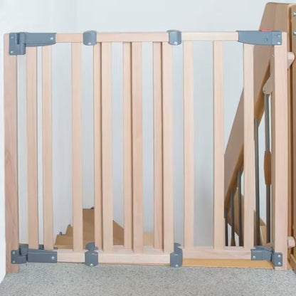 Barrière de sécurité pour escaliers en bois massif avec portillon Babyhouse