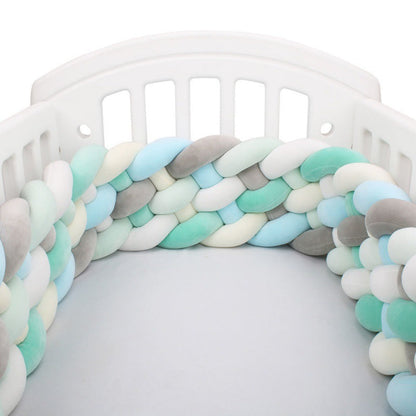 Tour de lit tressé bébé Babyhouse – Multicolore 6 Brins