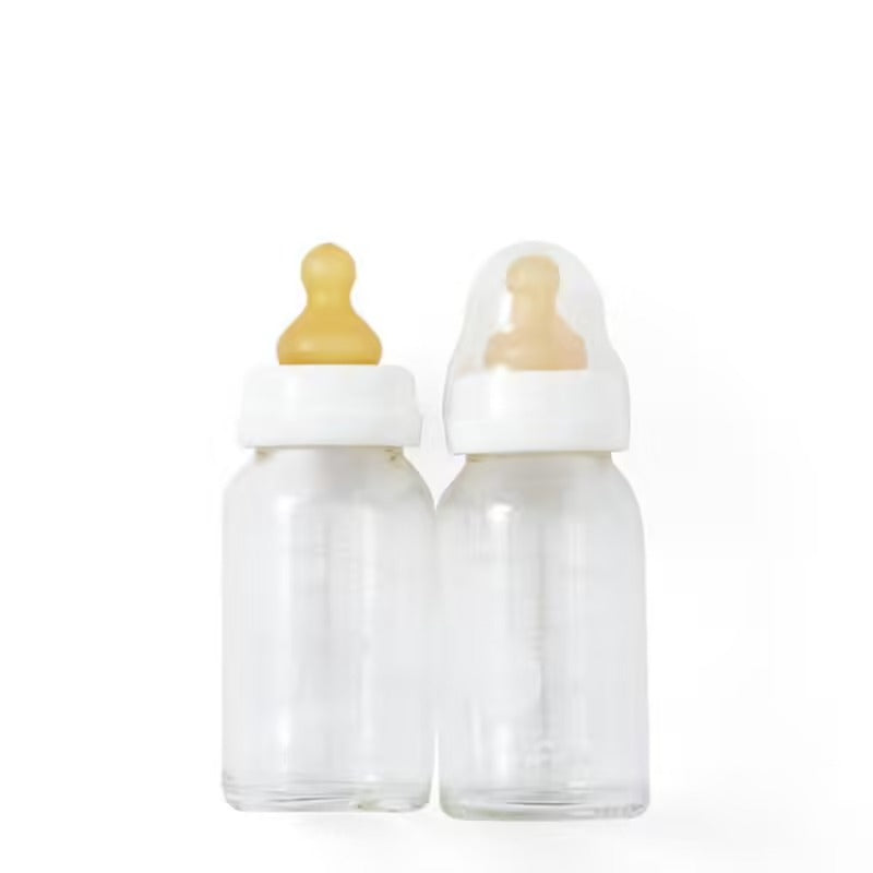 Lot de 2 biberons en verre 120ml Babyhouse