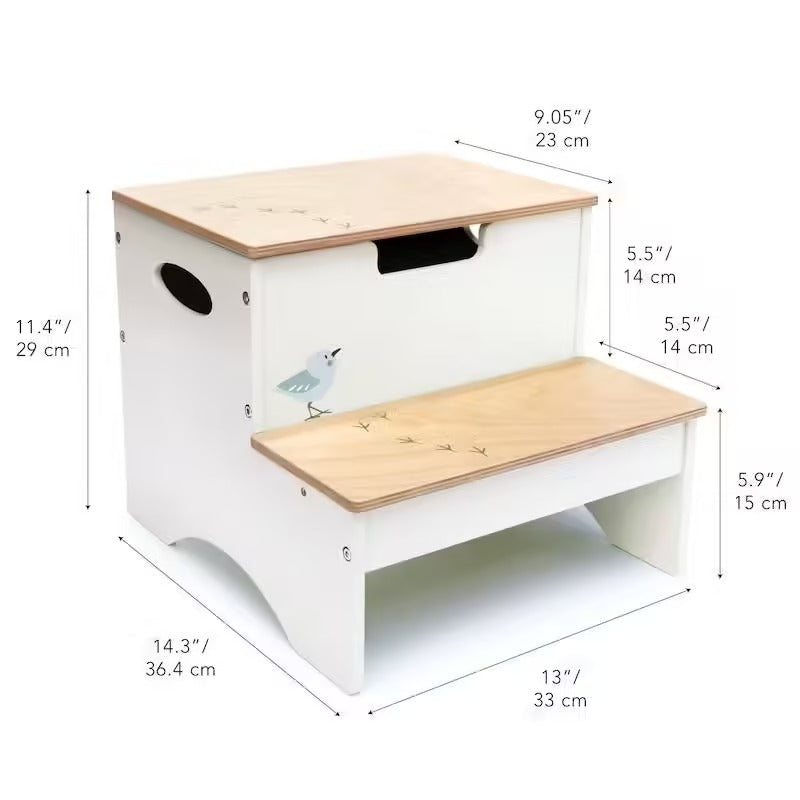 Marchepied enfant avec rangement Babyhouse