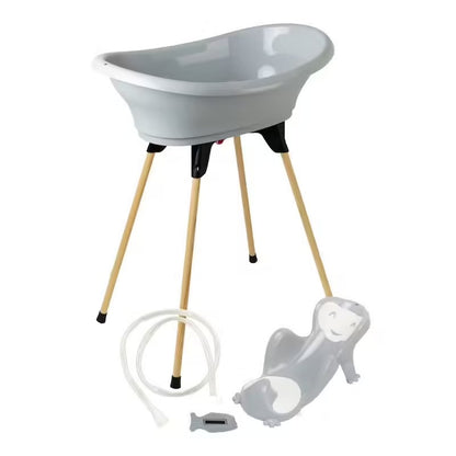Pack bain bébé 5-en-1 Babyhouse – Baignoire sur pied, transat et accessoire