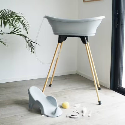 Pack bain bébé 9-en-1 Babyhouse – Baignoire sur pied, transat et accessoires