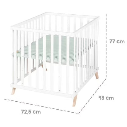 Parc bébé scandinave en bois massif Babyhouse