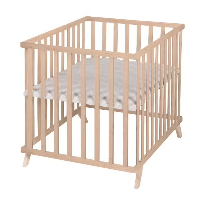 Parc bébé scandinave en bois massif Babyhouse