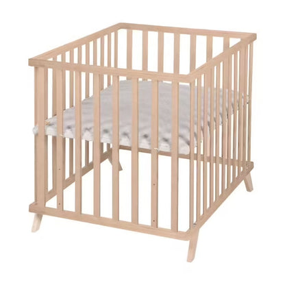 Parc bébé scandinave en bois massif Babyhouse
