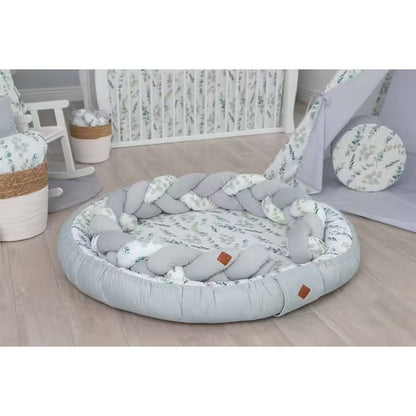 Parc de jeux tapis d'éveil eucalyptus Babyhouse