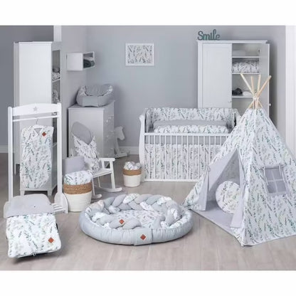 Parc de jeux tapis d'éveil eucalyptus Babyhouse