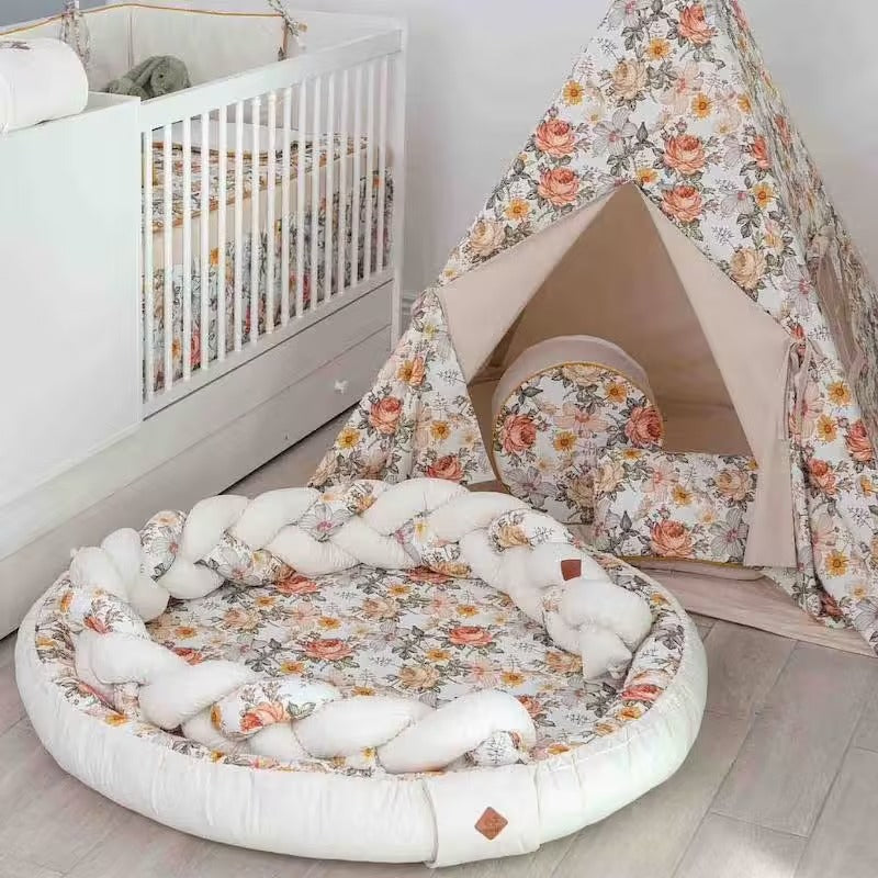 Parc de jeux tapis d'éveil néo vintage Babyhouse