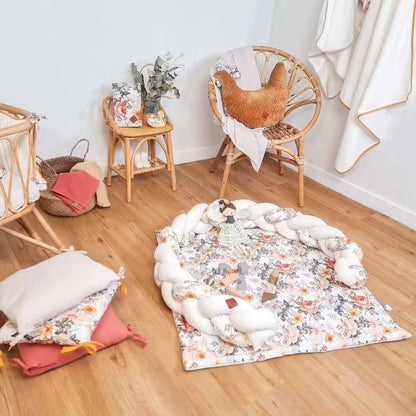 Tapis de parc et d’éveil réversible Babyhouse – Néo Vintage