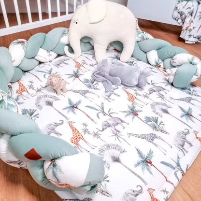 Tapis de parc et d’éveil réversible Babyhouse – Safari