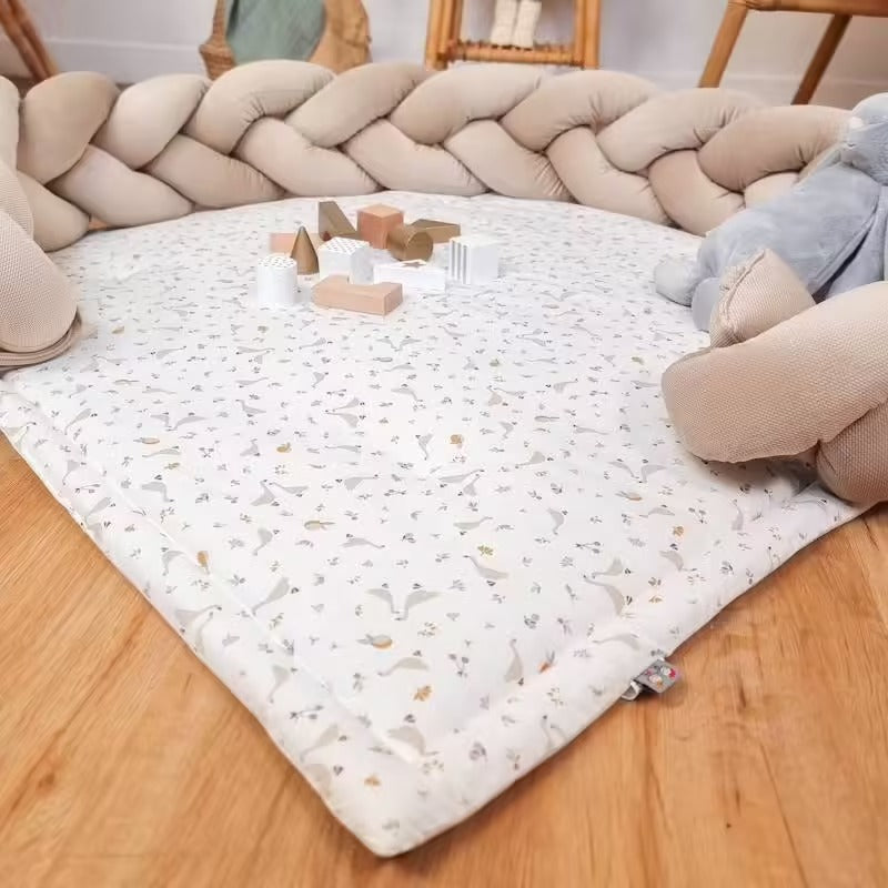 Tapis de parc et d’éveil réversible Babyhouse – Jardin Champêtre