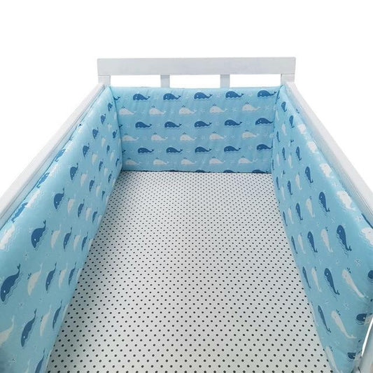 Tour de lit bébé Babyhouse - Baleine bleue